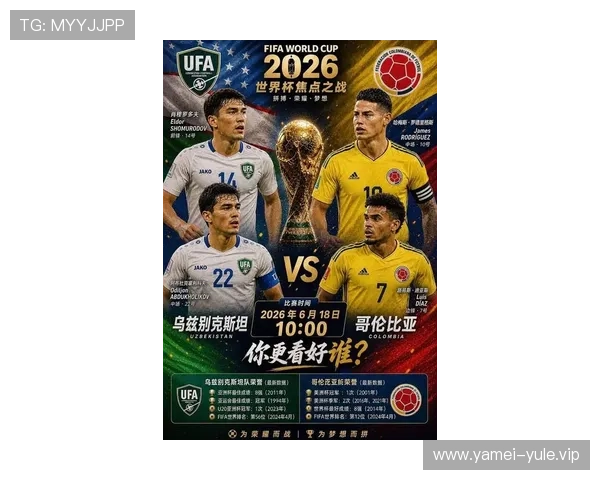 2026年世界杯乌兹别克斯坦VS哥伦比亚比赛出场阵容最新公布信息